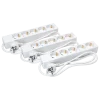 Luxorparts grenstik 5-vejs, 1 m, hvid, 3-pak