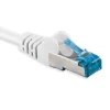 Luxorparts Halogenfri S/FTP-netværkskabel Cat. 6a Hvid - 1 m