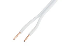 Luxorparts Højttalerkabel 1,5 mm² Hvid - 10 m