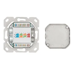 Luxorparts Indsæt FTP-netværksstik Cat. 6 med 2 porte.
