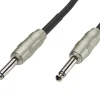 Luxorparts Instrumentkabel 6,3 mm - 10 m, Sort