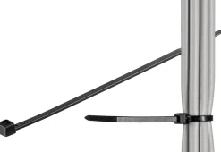 Luxorparts kabelbindere 100x2,5 mm 100-pakning - Sort