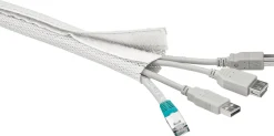 Luxorparts Kabelstrømpe 1,8 m - Hvid