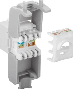 Luxorparts Keystone Cat. 6a UTP værktøjsfri - Hvid