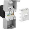 Luxorparts Keystone Cat. 6a UTP værktøjsfri - Sort