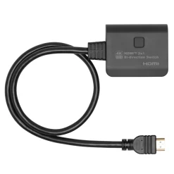 Luxorparts Kompakt 4K HDMI-switch/splitter 2-vejs