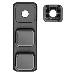 Luxorparts Magnetisk kabelklemme med basplade - Sort (6-pakning)