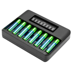 Luxorparts Multioplader 8 Batterioplader