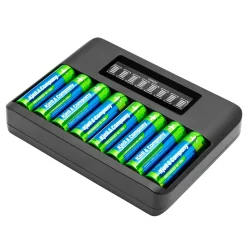 Luxorparts Multioplader 8 Batterioplader