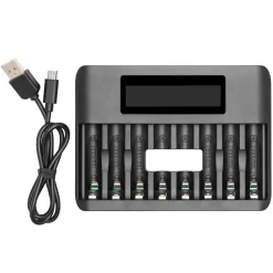 Luxorparts Multioplader 8 Batterioplader