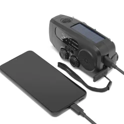 Luxorparts Nødradio med USB-, svejse- og solcelleopladning