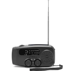Luxorparts Nødradio med USB-, svejse- og solcelleopladning