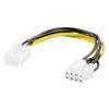Luxorparts PCI Express-strømadapter - 6-pin til 8-pin