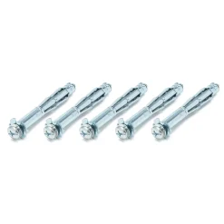 Luxorparts Pladeskrue M5 Dobbeltgips 5-pakning