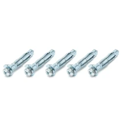 Luxorparts Pladeskrue M5 Enkeltgips 5-pakning