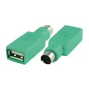 Luxorparts PS/2 han til USB-A hun - passiv adapter - passiv adapter