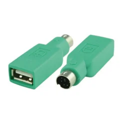 Luxorparts PS/2 han til USB-A hun - passiv adapter - passiv adapter