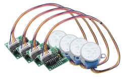 Luxorparts Styremotor med gearkasse og driver - 4-pak