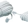 Luxorparts Telefonkabel RJ11 til RJ11 hvid - 1 m