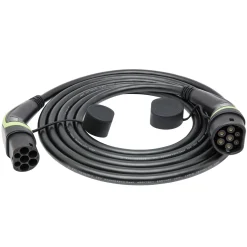 Luxorparts Type 2 opladningskabel til elbil 22 kW 3 faser - 8 m