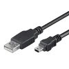 Luxorparts USB-A til Mini USB-kabel - Sort 1,8 m