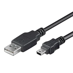 Luxorparts USB-A til Mini USB-kabel - Sort 1,8 m