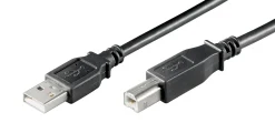 Luxorparts USB-B-kabel - Sort 3 m