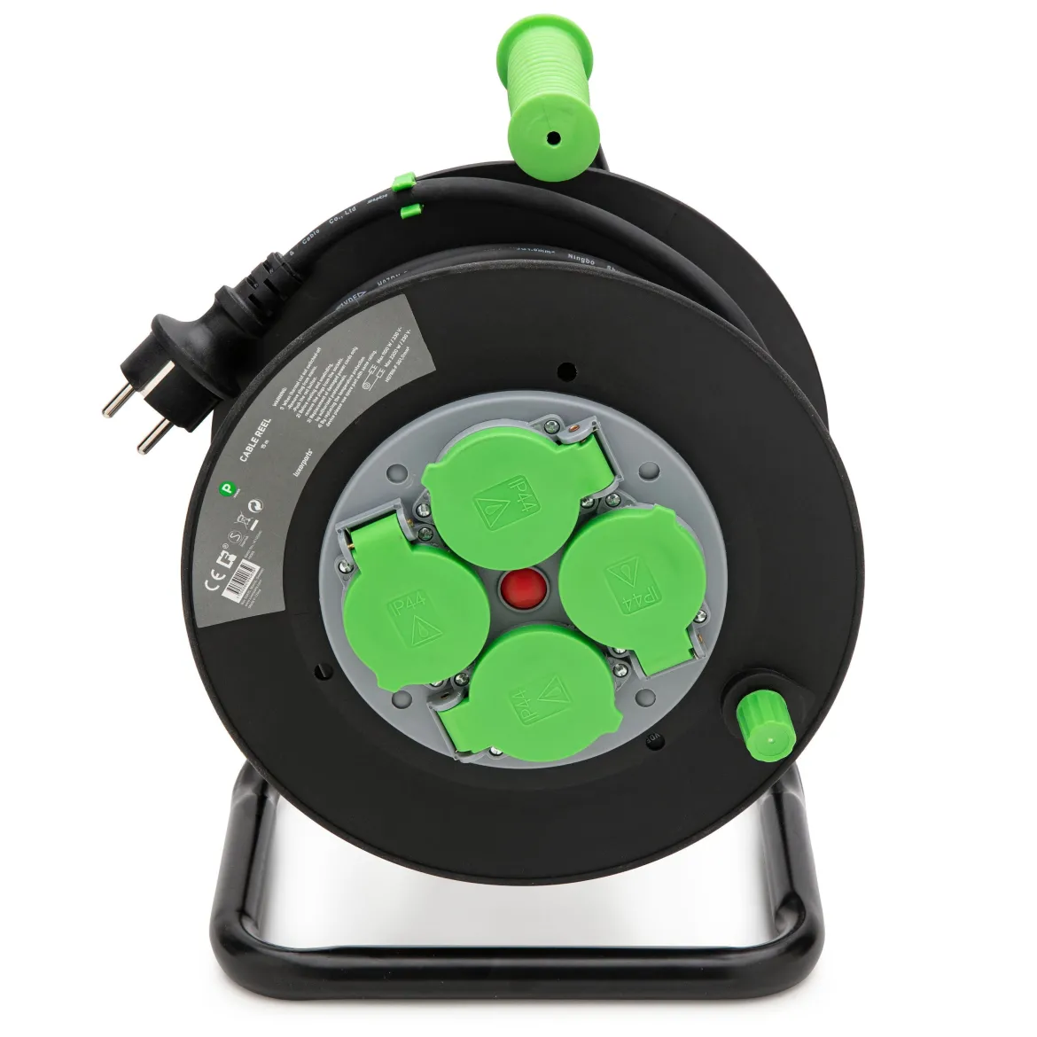 Luxorparts 4-vejs kabeltromle 15 m IP44
