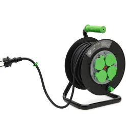 Luxorparts 4-vejs kabeltromle 15 m IP44