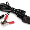 Luxorparts 12 V-stik med batteriklemmer