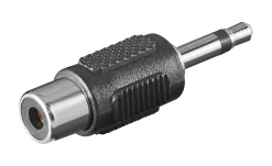 Lydadapter RCA til 3,5 mm mono