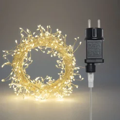 Lyskæde Kluster 460 LED - 5m - Sølv