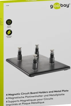 Magnetiske platineholdere med metalplade
