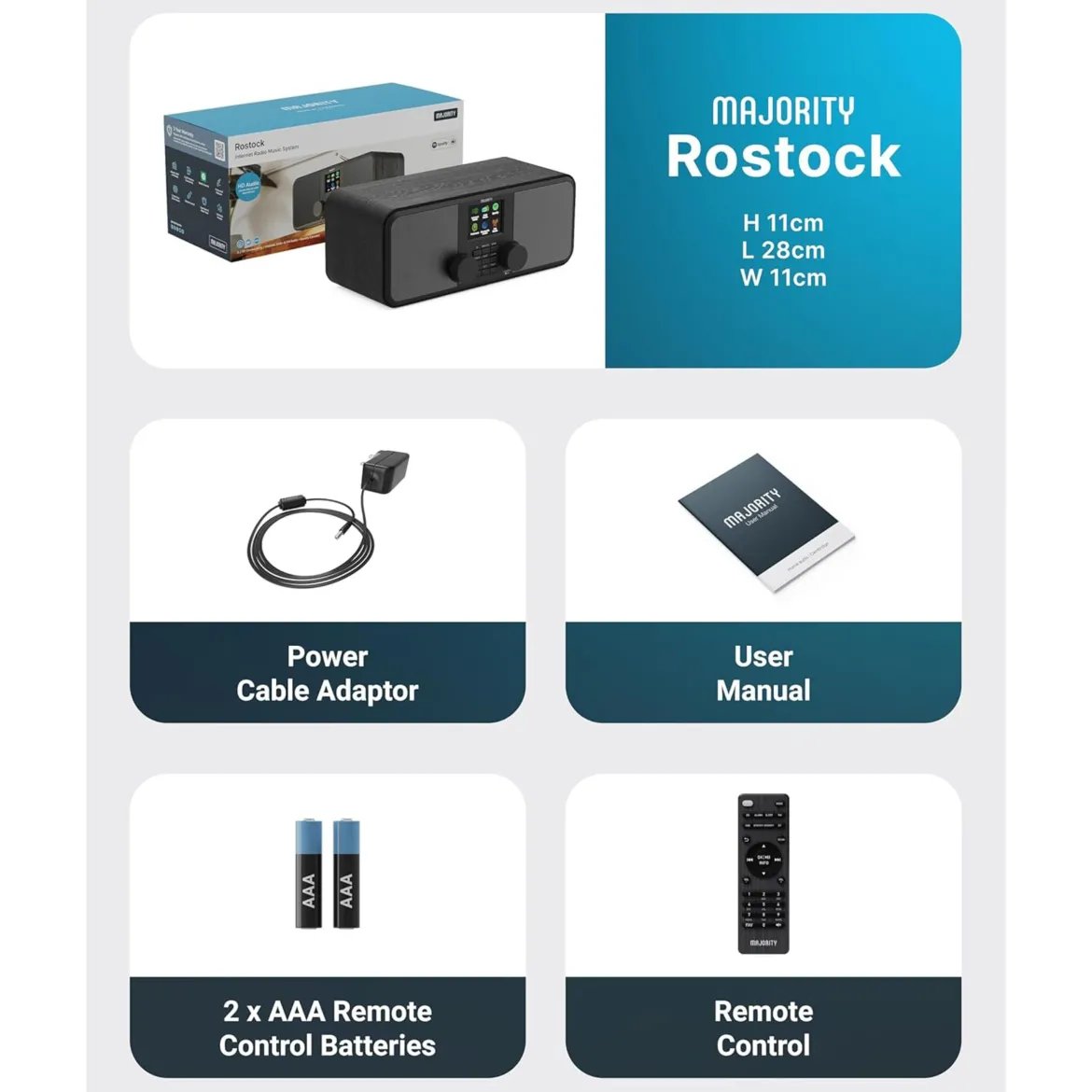 Majority Rostock internet radio med Spotify connect