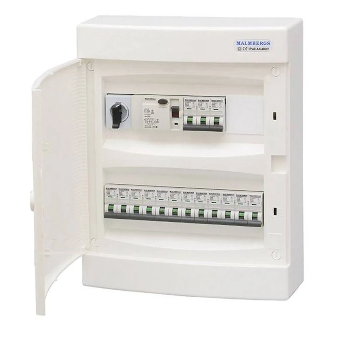 Malmbergs Færdig normcentral 2x12 modul