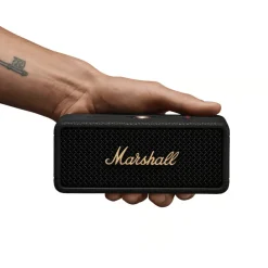 Marshall Emberton III Bluetooth-højttaler, Black and Brass