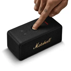 Marshall Emberton III Bluetooth-højttaler, Black and Brass