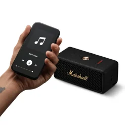 Marshall Emberton III Bluetooth-højttaler, Black and Brass