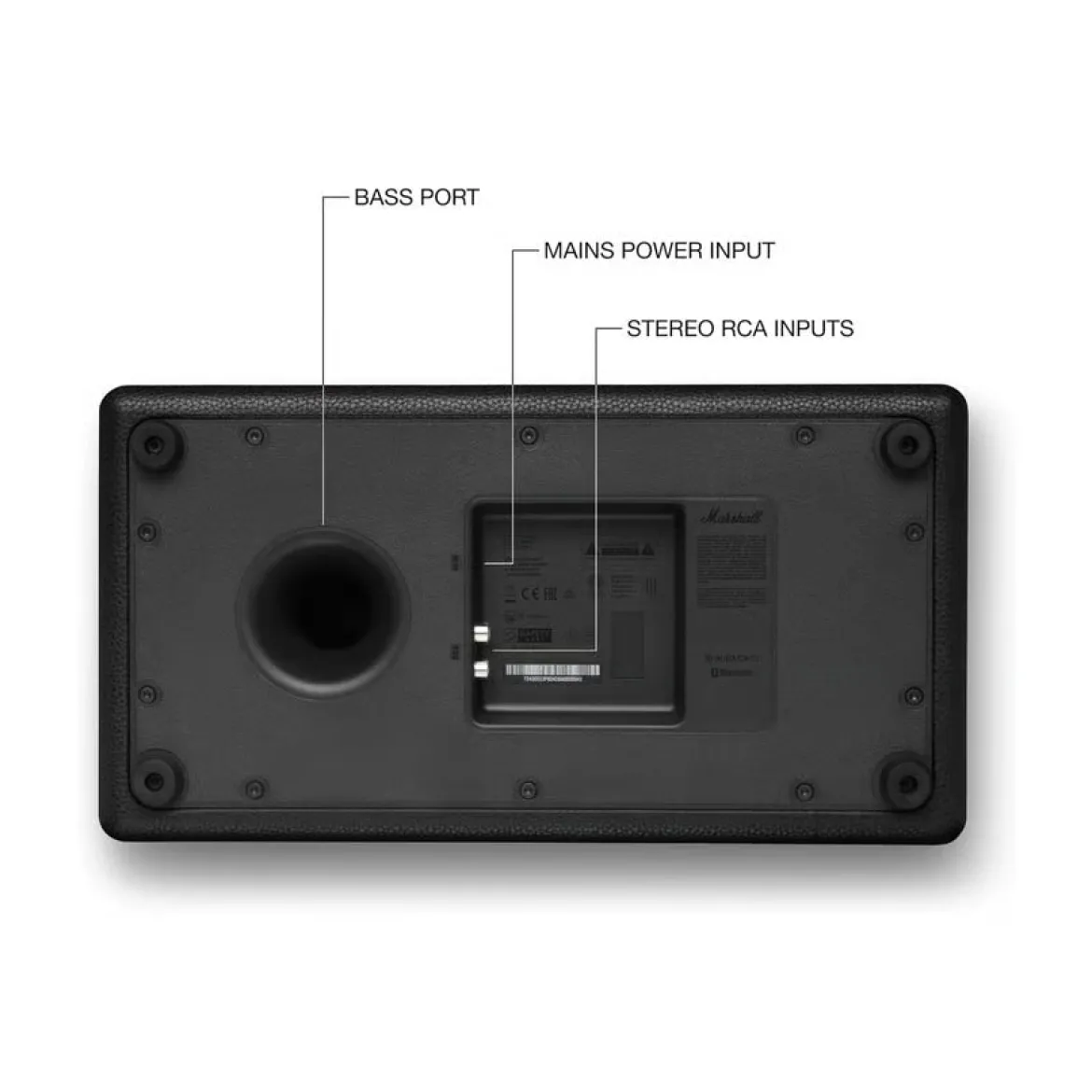 Marshall Stanmore IV Bluetooth-højttaler, Sort