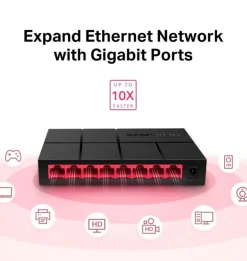 Mercusys Gigabitswitch - 8 port