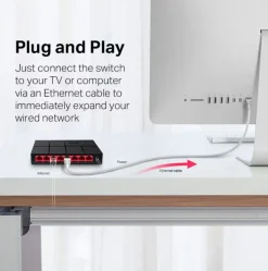 Mercusys Gigabitswitch - 8 port