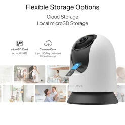 Mercusys MC210 - Pan/Tilt Hjemmesikkerhed Wi-Fi Overvågningskamera
