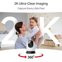 Mercusys MC210 - Pan/Tilt Hjemmesikkerhed Wi-Fi Overvågningskamera
