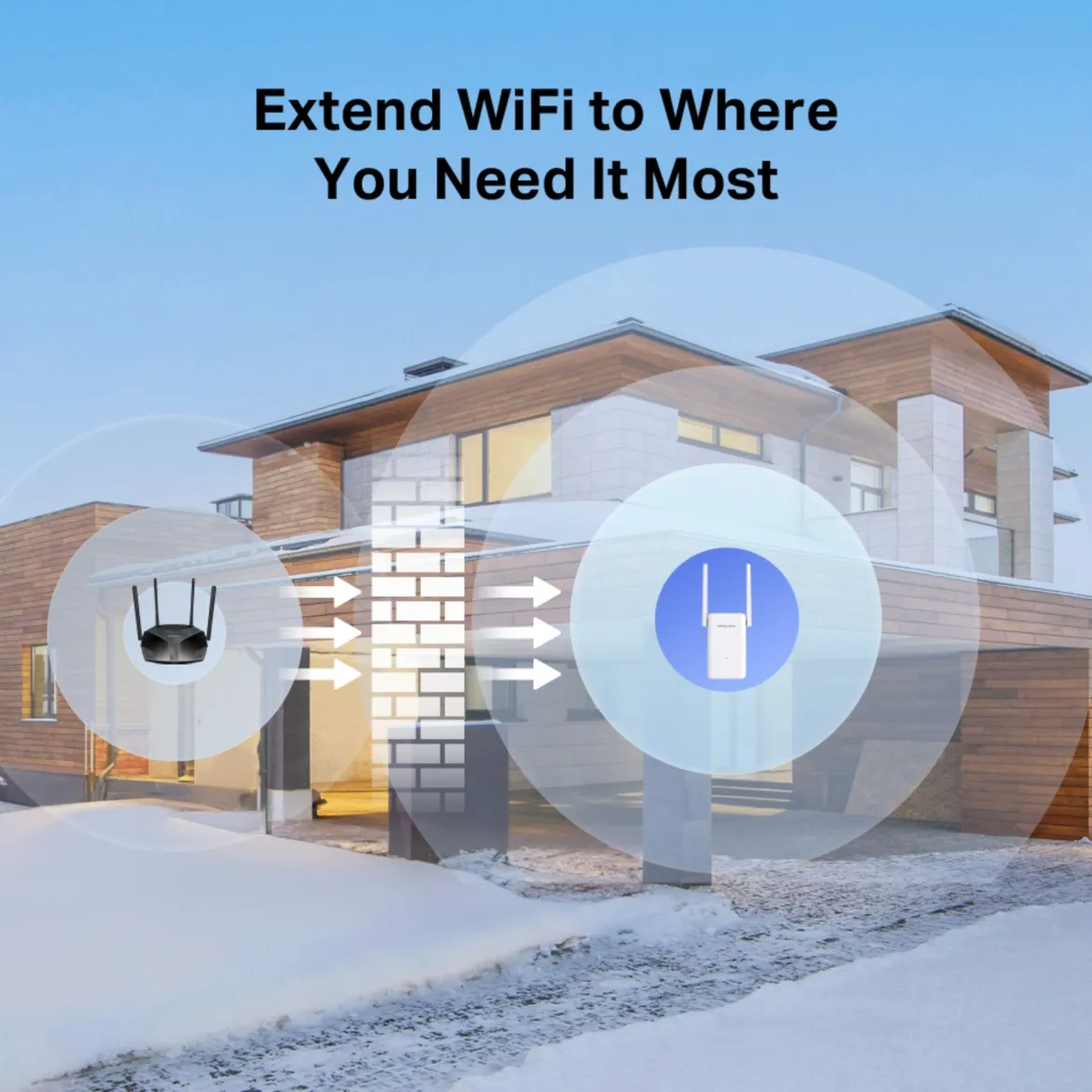 Mercusys ME80X Wi-Fi 6 Repeater AX3000