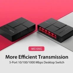 Mercusys MS105G 5-portars gigabitswitch