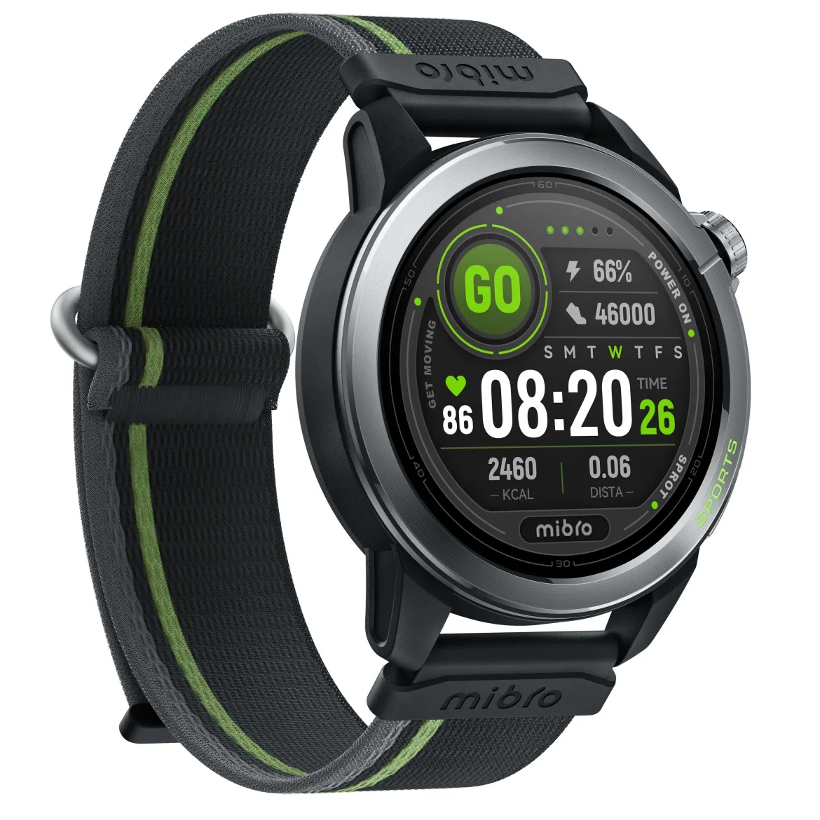 Mibro GS Active2 smartur - Mørkegrå
