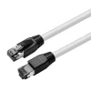 MicroConnect Cat8.1 S/FTP netværkskabel - 7,5 m - Hvid - LSZH