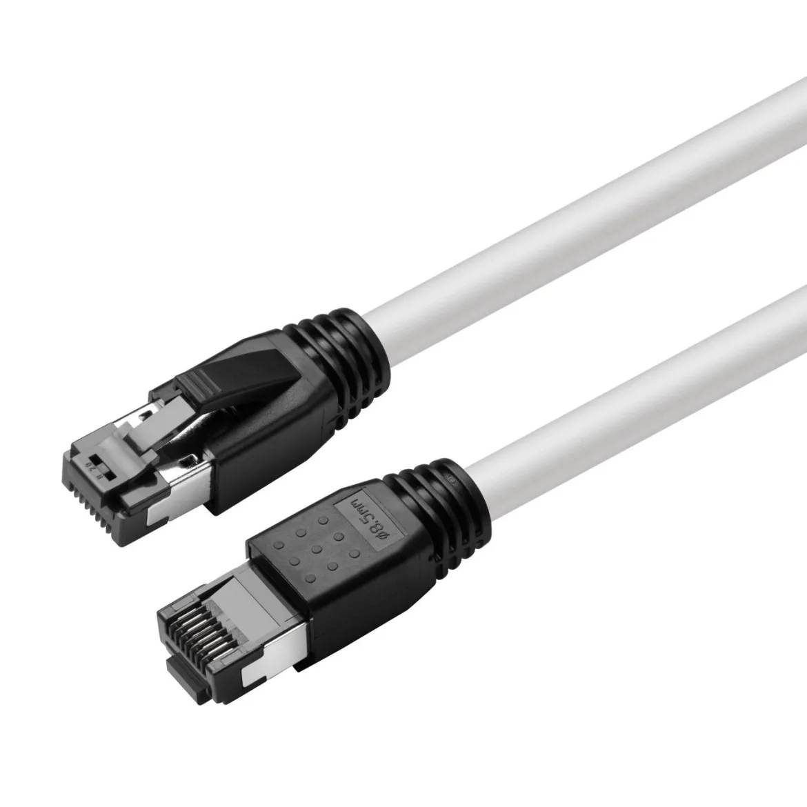 MicroConnect Cat8.1 S/FTP netværkskabel - 0,25 m - Hvid - LSZH