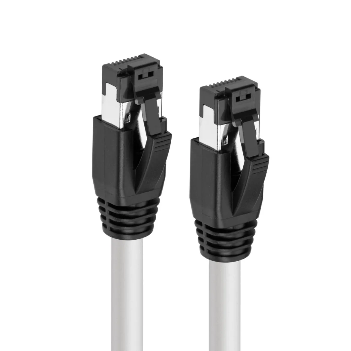 MicroConnect Cat8.1 S/FTP netværkskabel - 0,25 m - Hvid - LSZH