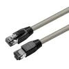 MicroConnect Cat8.1 S/FTP netværkskabel - Grå - 0,25m